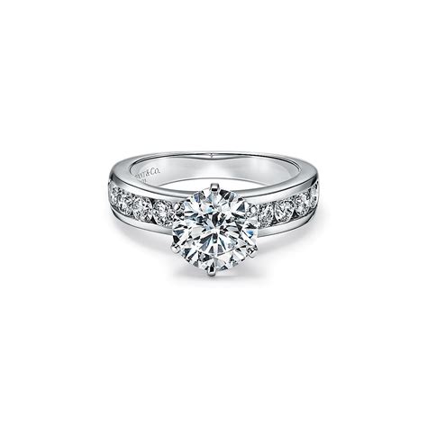 tiffany chanel engagement ring|tiffany diamond band set.